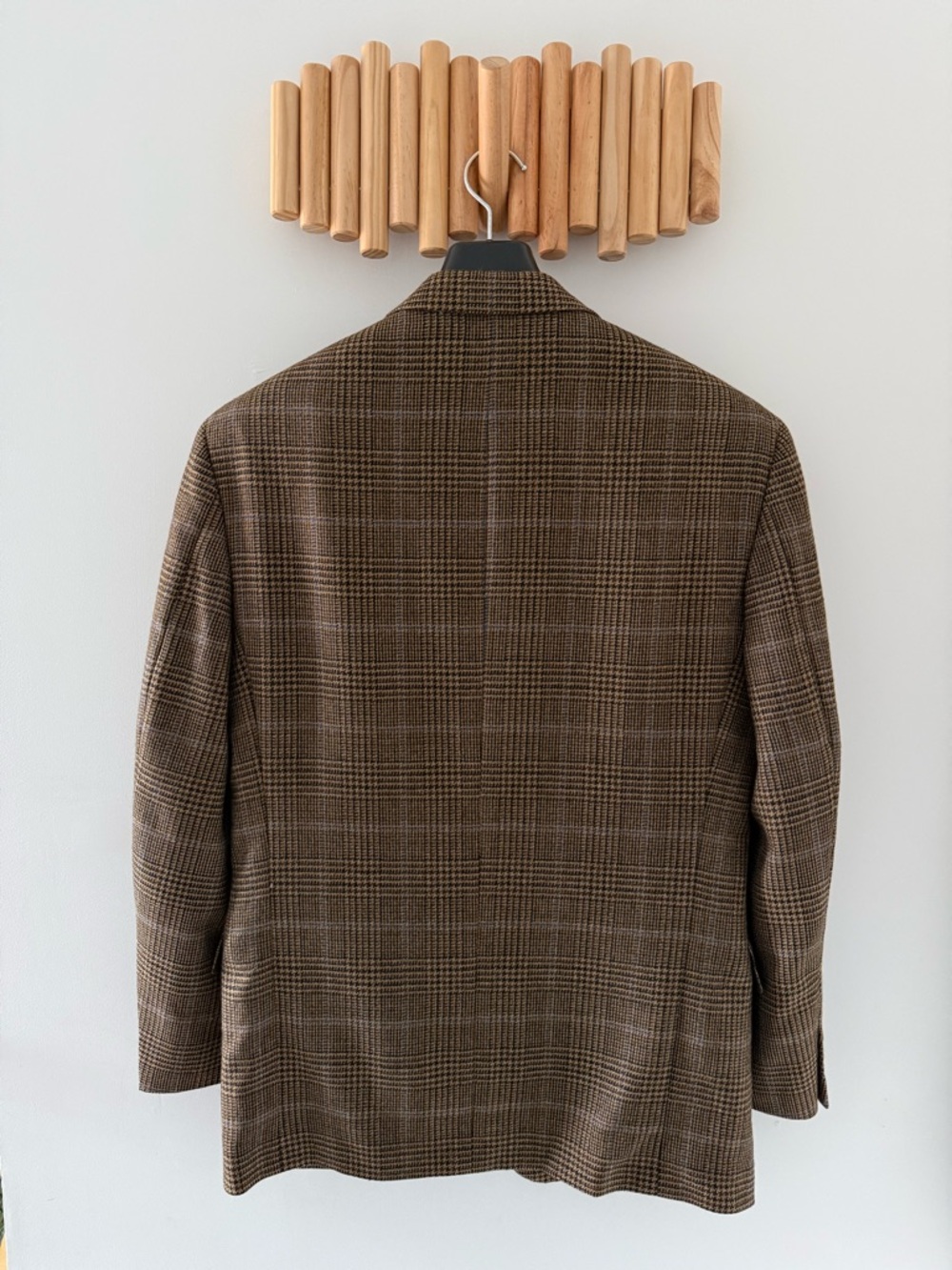 Jack Victor Wool Glen Plaid Tweed Sport Coat Brown 38R 40R Harry Rosen Canada - Picture 4 of 8
